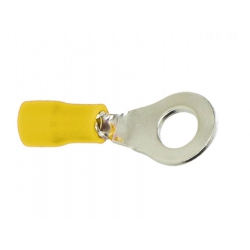 Konektor oczkowy M10/4-6mm izol. żółta 100szt